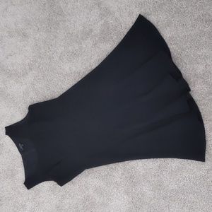 GORGEOUS Classic Black Tahari Midi Dress w/Flouncy Skirt, Size 12